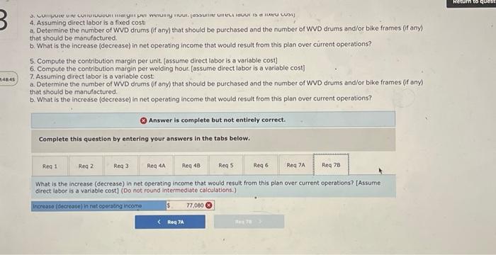 concerning the Wvo drums: Management believes 7,250 Wvo drums could be sold