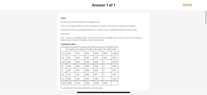 is the previous data from the other sections. Please use the first