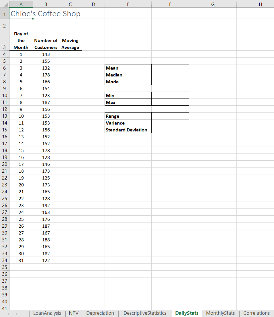 she has collected data. Steps to Perform: Points Step Instructions Possible 1