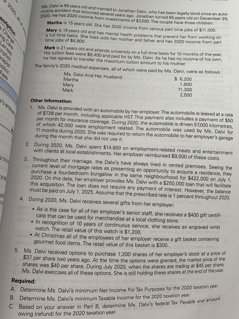 help me to solve "required" question 1,2,3 donor's super credit. The ention