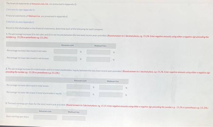 View appendix e specimen financial statements: Walmart inc. (should look similar