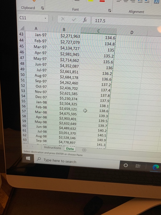 guide for interpreting trendline, describe the trends that you detect in sales