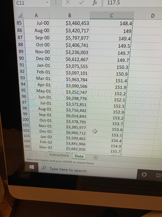 97 to June 97 2. April 09 to Feb 10 3. Dec