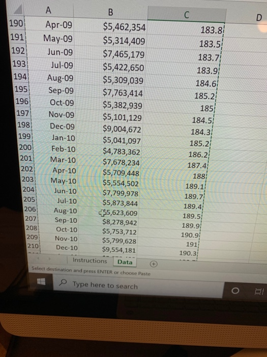 prediction. Hint: Evaluate the data and decide on a percentage increase or