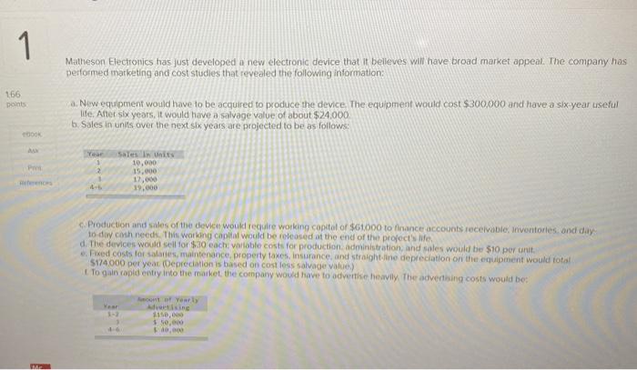 Please help solve question #1 (Ch. 7 HW). I know that Requirement