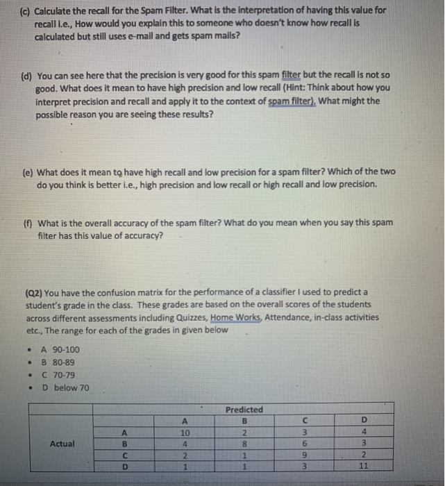 You need to understand and be able to calculate the following three