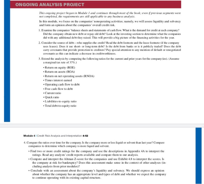 have designed a project to reinforce the lessons in each module and