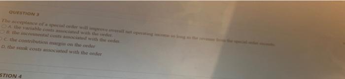 QUESTION Then we spend will on the variable cones anunciated with