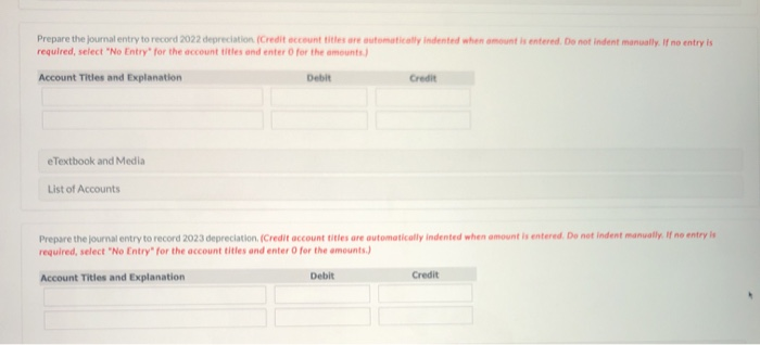 a delivery truck for $40,000 on July 1,2022. The truck has an