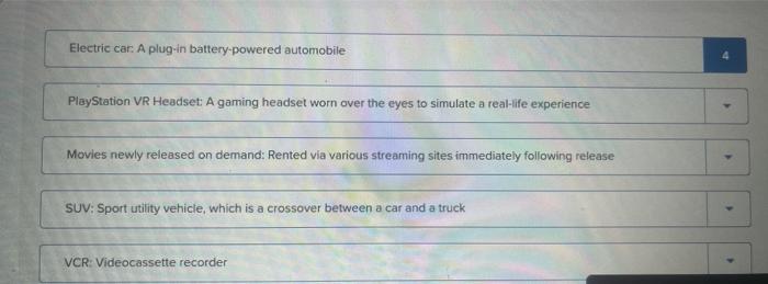 Laggard Early Majority Match each of the options above to the items