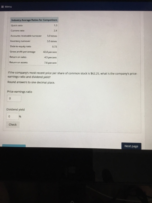 of goods sold Net income $210,000 125,000 9,200 21 Earnings per share