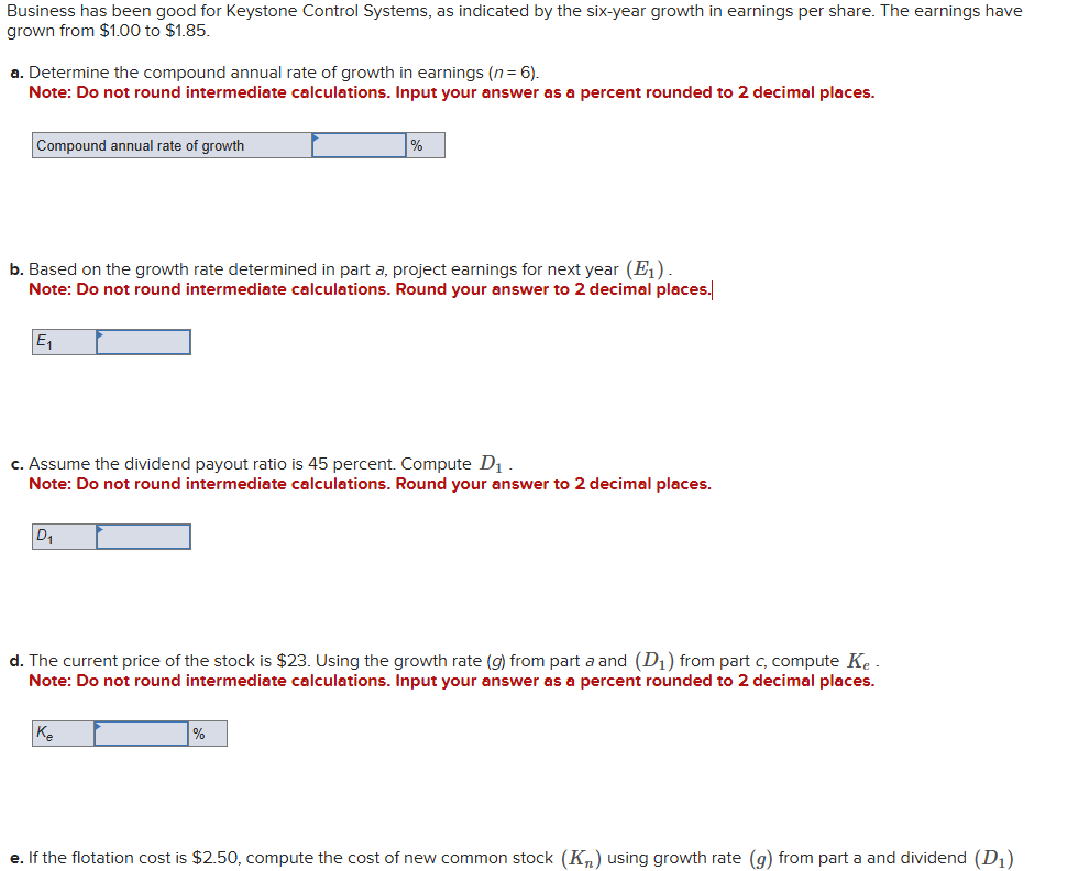  Business has been good for Keystone Control Systems, as indicated by