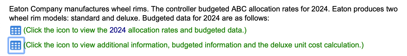 parts Number of setups Number of parts 200.00 per setup 25.00 per