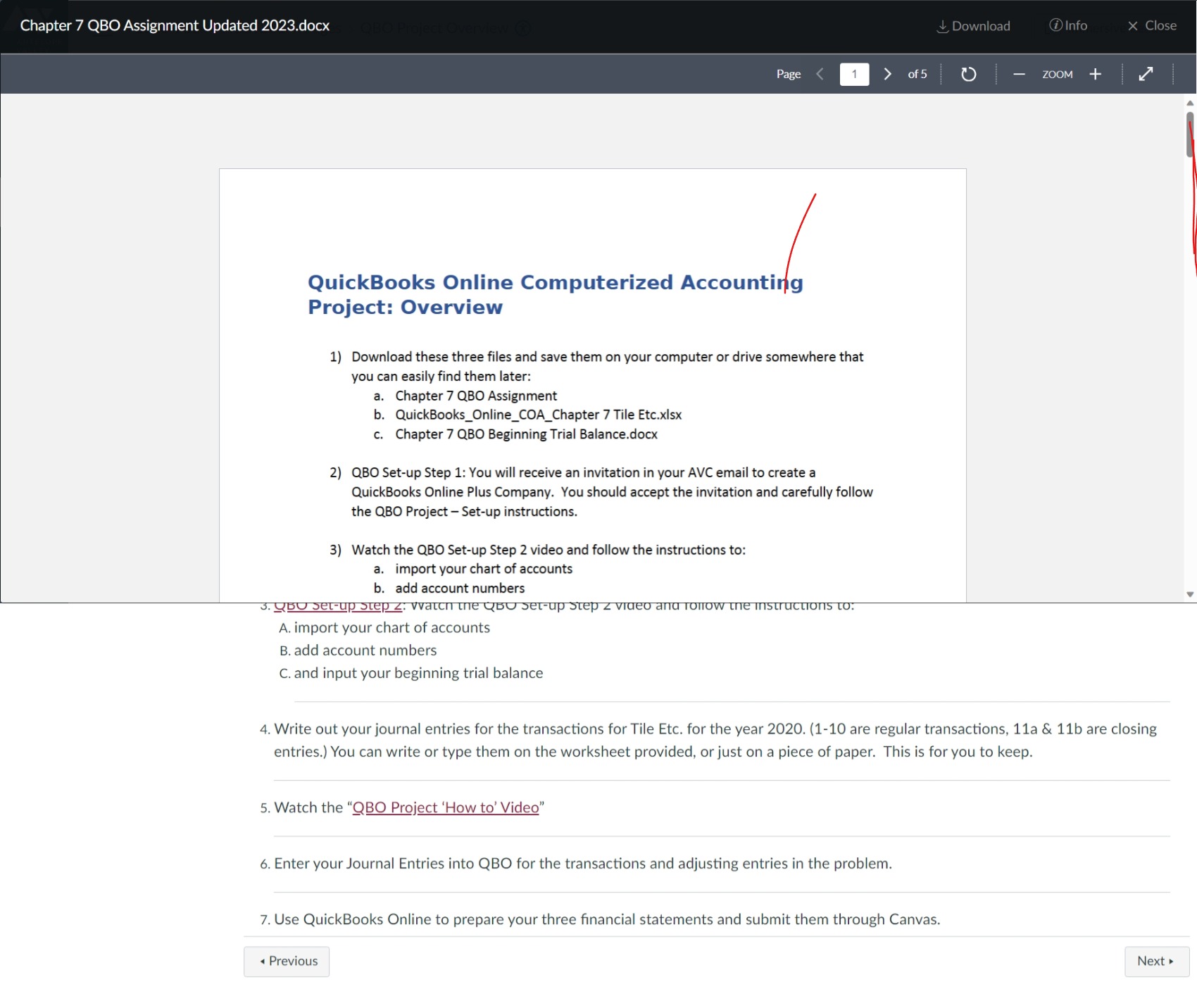 dated 12/31/2019 to bring these balances into your QBO file as a
