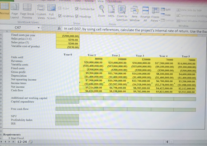 1 View Side by Side Hide Synchronous Scrolling Ruler Formula Bar ormal