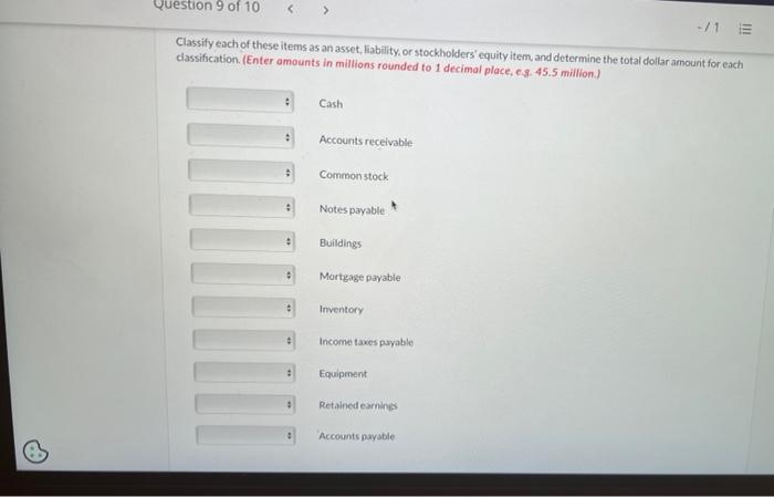 taken from the balance sheet of Nike, Inc. (All dollars are in