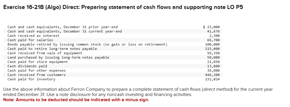  \table[[Statement of Cash Flows],[For Year Ended December 31],[Cash flows from operating