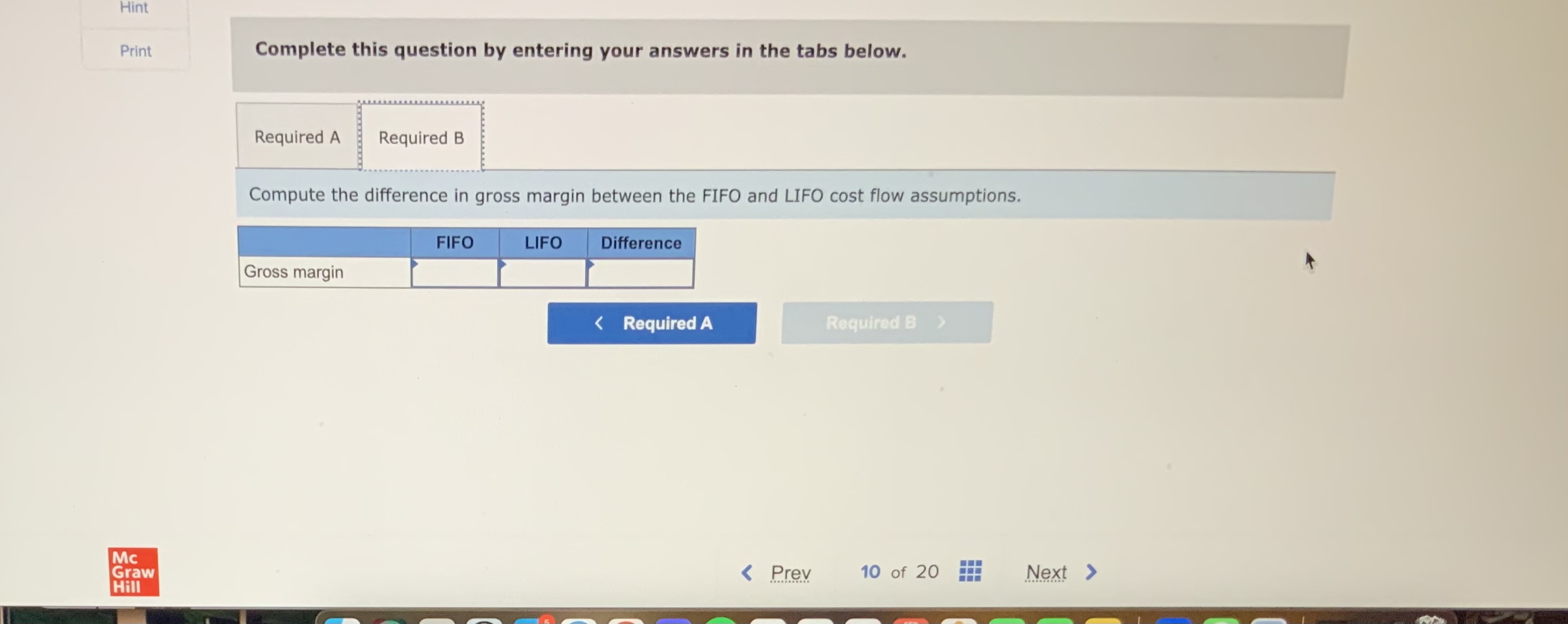 average) affect financial statements The Shirt Shop had the following transactions for