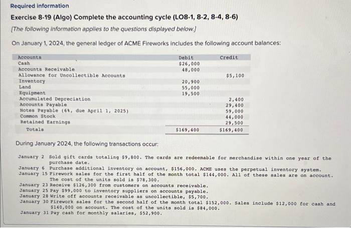 i need help for the answer on PART 7 Req B1 Required