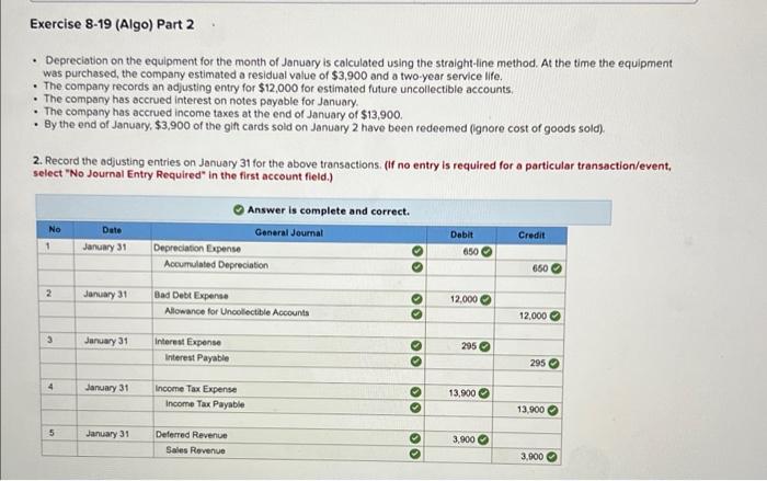 [The following information applies to the questions displayed below.] On January 1,