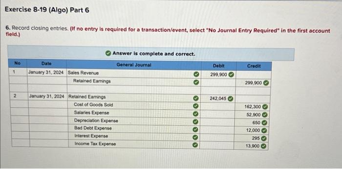 the purchase date. January 6 Purchase additional inventory on account, $156,000. ACME