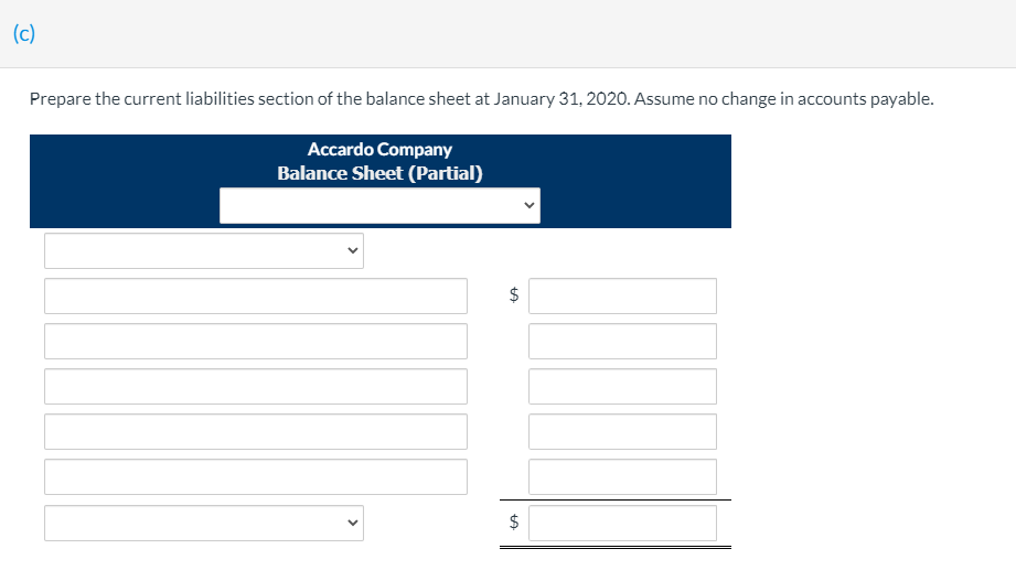 7,700 Unearned Service Revenue 16,000 During January, the following selected transactions occurred.