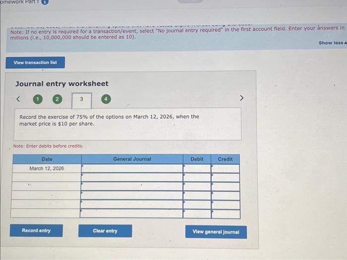 field. Enter your ainswers in milisons (1.e, 10,000,000 should be entered as