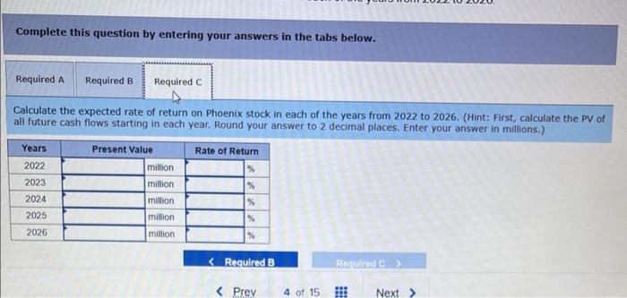 recovery will be complete by 2026, and there will be no further