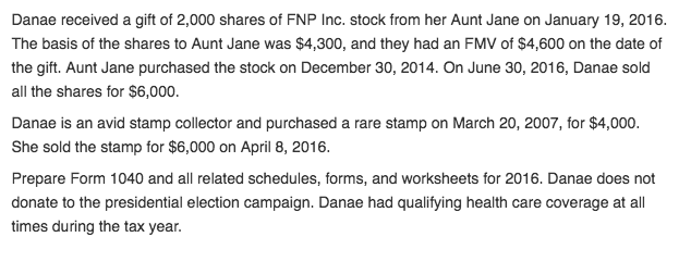 are manually preparing the tax returns, you will need Form 1040, Schedule
