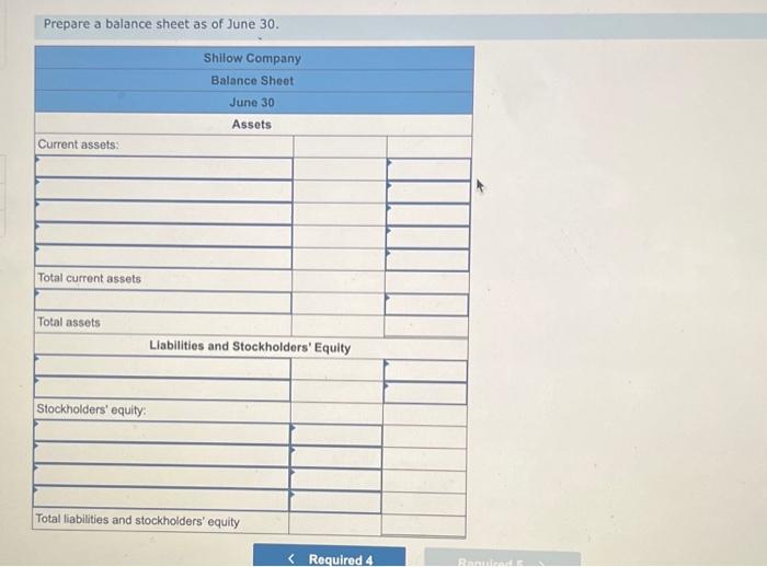a result of March credit sales. d. Each month's ending inventory should