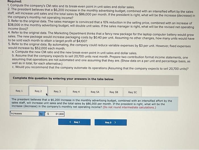 i have done already is correct. I need help on 5B and