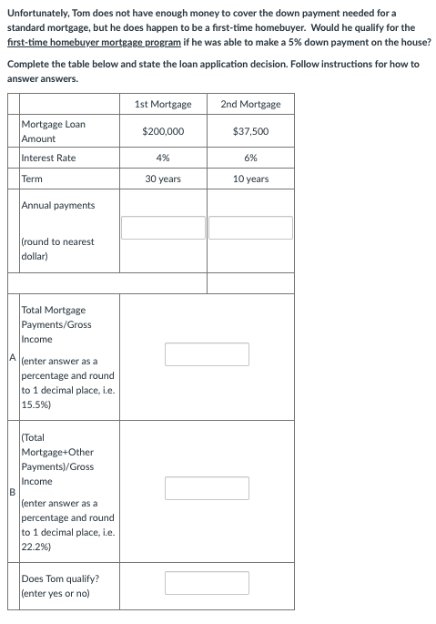 payments on first mortgage up to 80% of home value 10-year fixed
