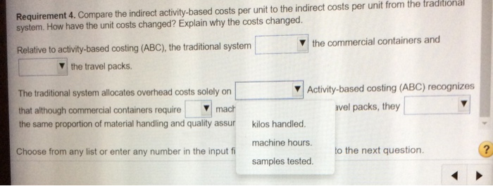 per unit for each product. Round to two decimal places. 2. Compute