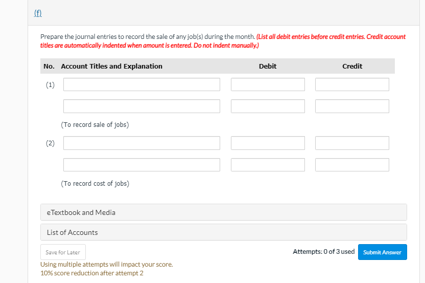 job were as follows: direct materials $ 26,000, direct labor $ 15,600,