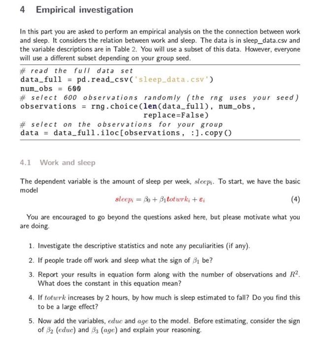 Please solve step by step In this part you are asked to