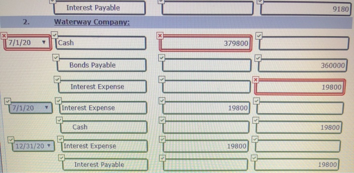 2020, Oriole Company issued $408,000 of 9%, 10-year bonds at par. Interest