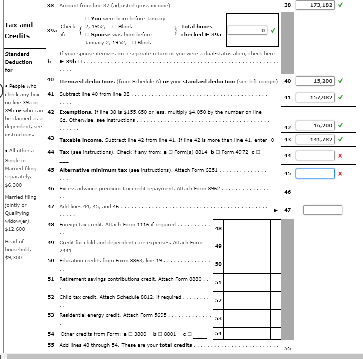 I need help finding the number for number 44. I cant figure
