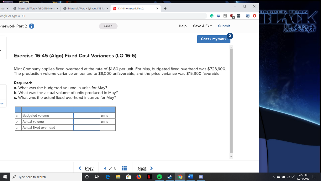  O Microsoft Word - Syllabus F19 fe E Ch16 Homework Part