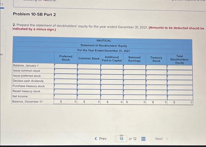 Nautical has two classes of stock authorized: $10 par preferred, and $1