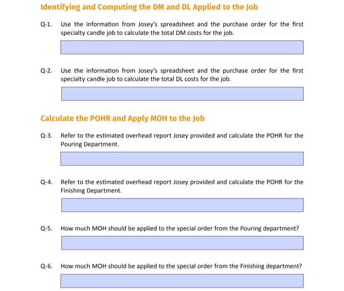 pls help urgent Identifying and Computing the DM and DL Applied to
