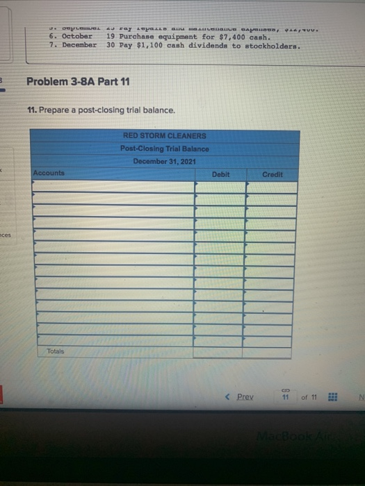 1 Pay salaries of $5,800 from 2020 (prior year). 5. September 25