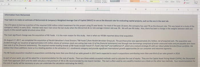 please calculate and answer the questions below. Formulas for Excell needed as