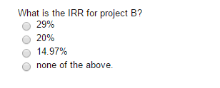A real estate developer has projects A and B which are mutually