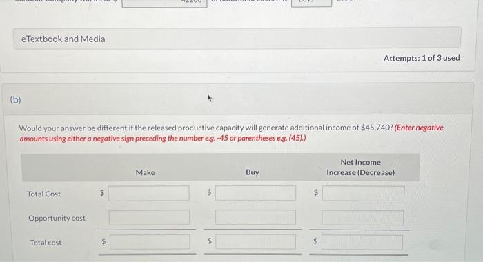 Would your answer be different if the released productive capacity will