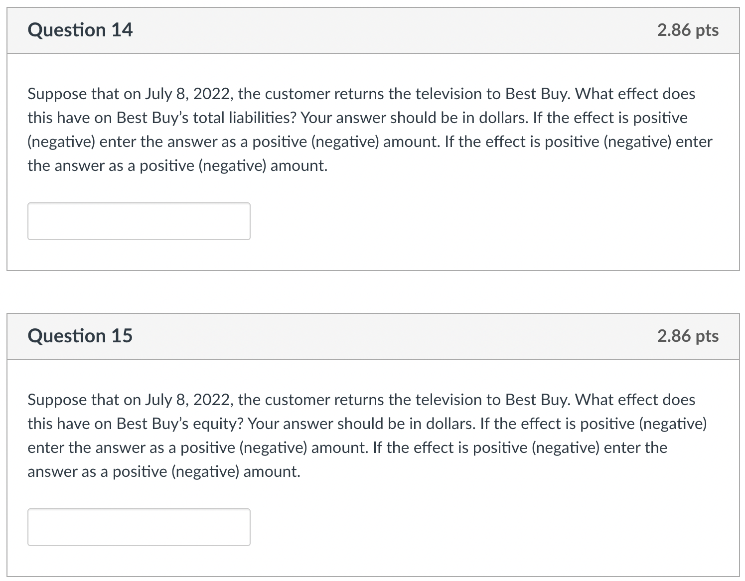 named: - Best Buy Income Statement. - Best Buy Balance Sheet. -