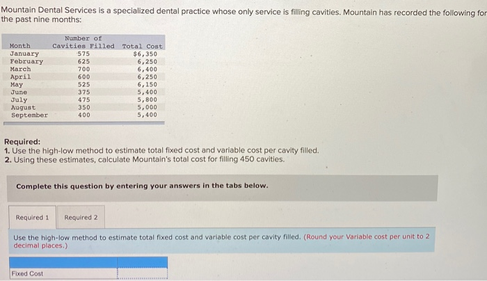  Mountain Dental Services is a specialized dental practice whose only service