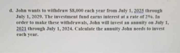 along with the necessary computations in order to receive credit. Simply providing