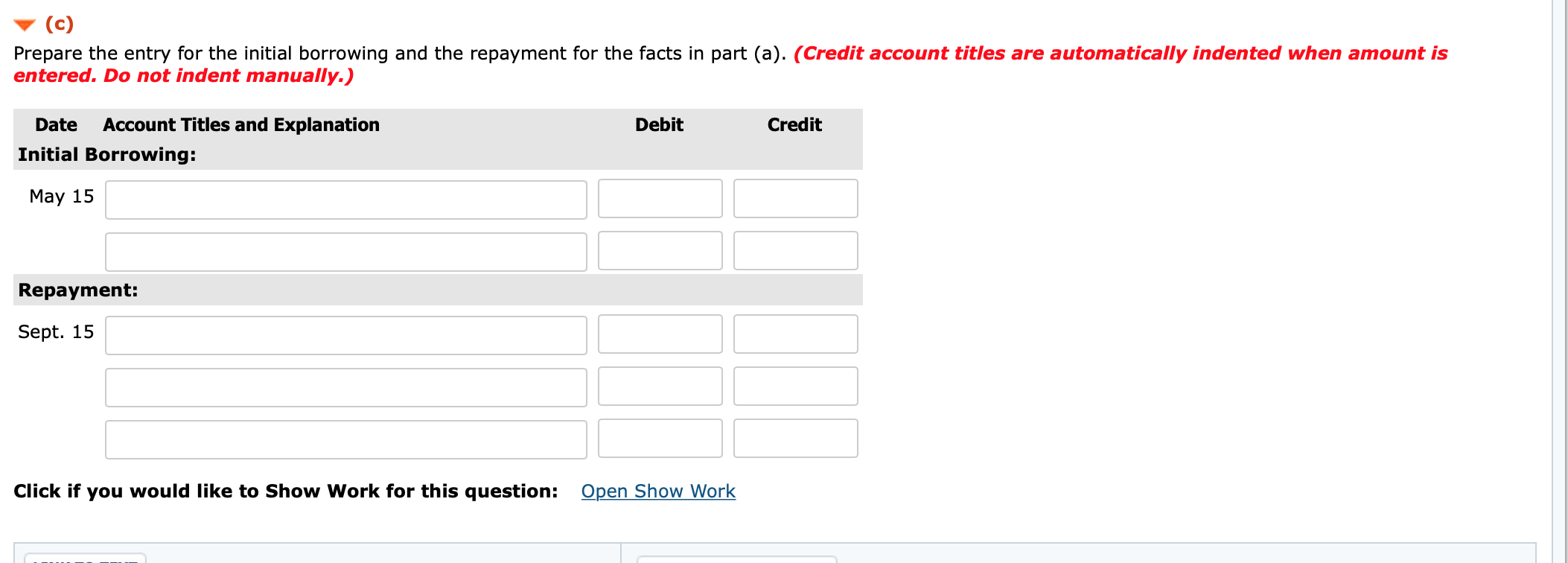slow season of the year. The interest rate on the note was