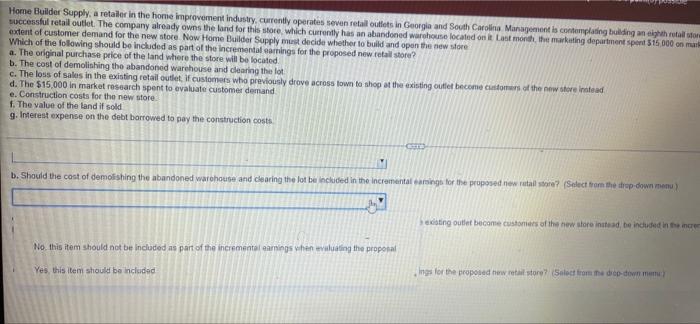 The company already owns the land for this store, which currently has