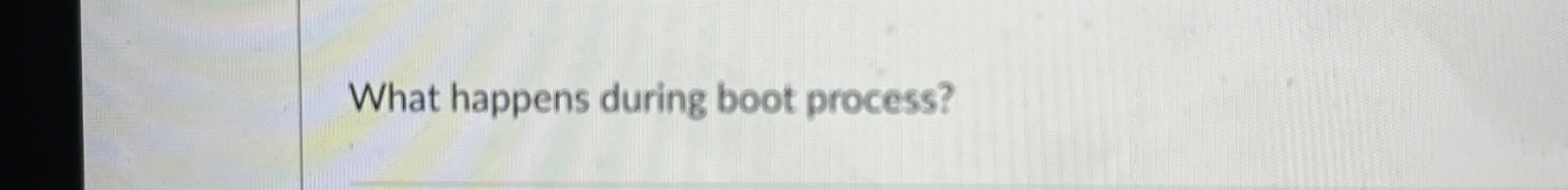 'What happens during boot Pf0CcSS?